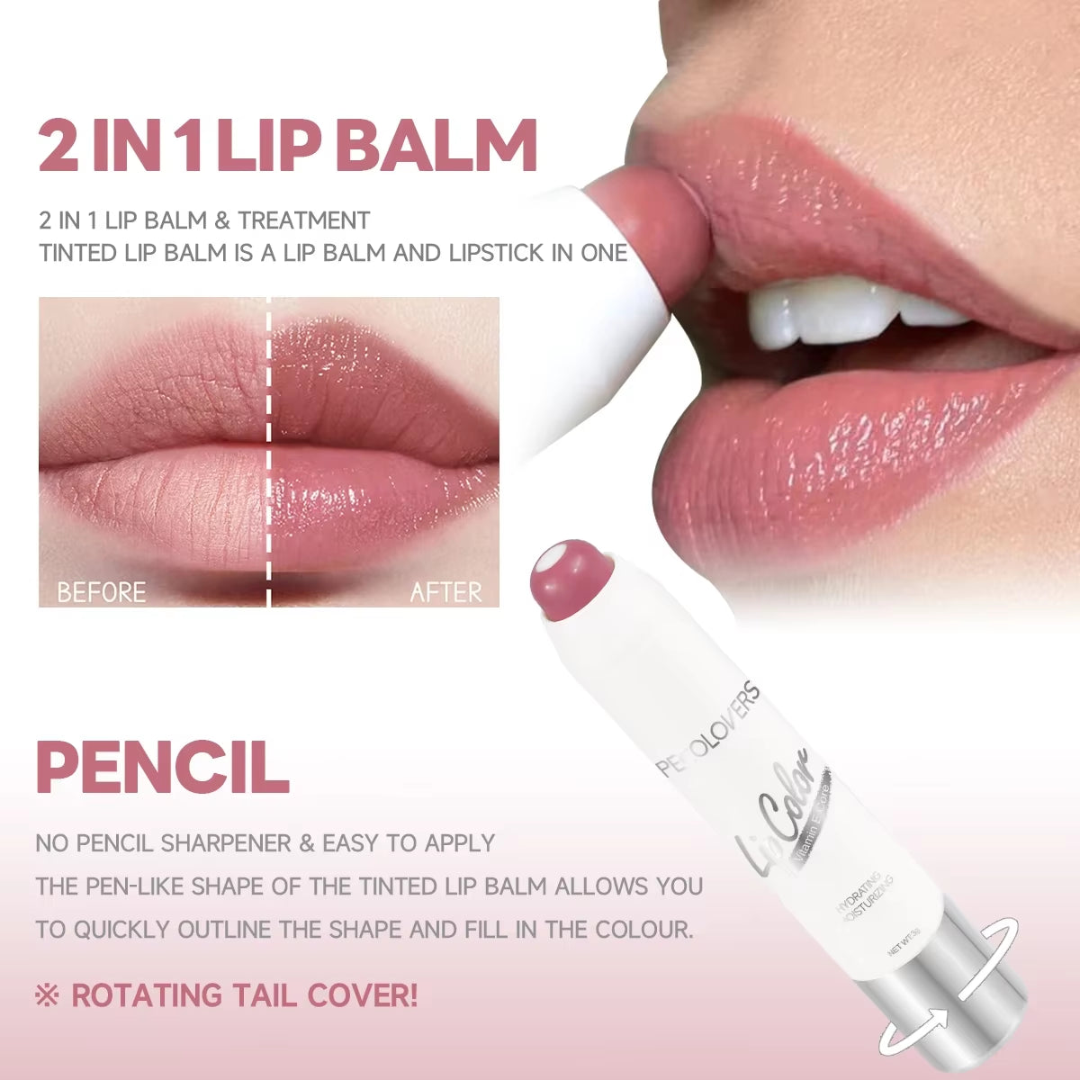 NewGirl 2-in-1 Velvet Lipstick & Balm – Hydrating Matte Finish